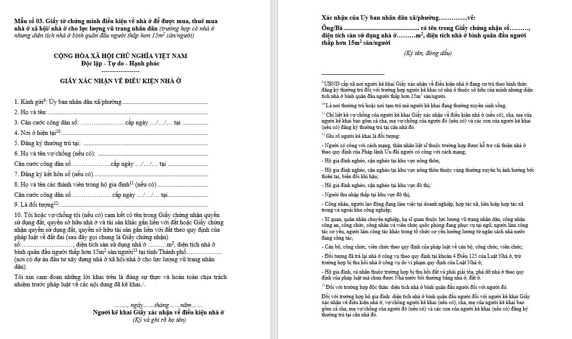 7 Loại Giấy Tờ Cần Thiết Để Đăng Ký Mua Nhà Ở Xã Hội K Home New City