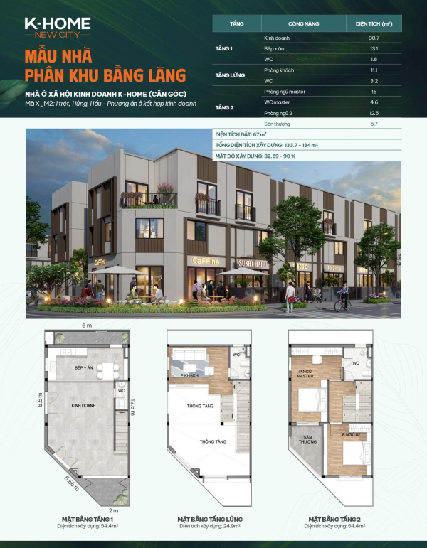 mặt bằng phân khu bằng lăng