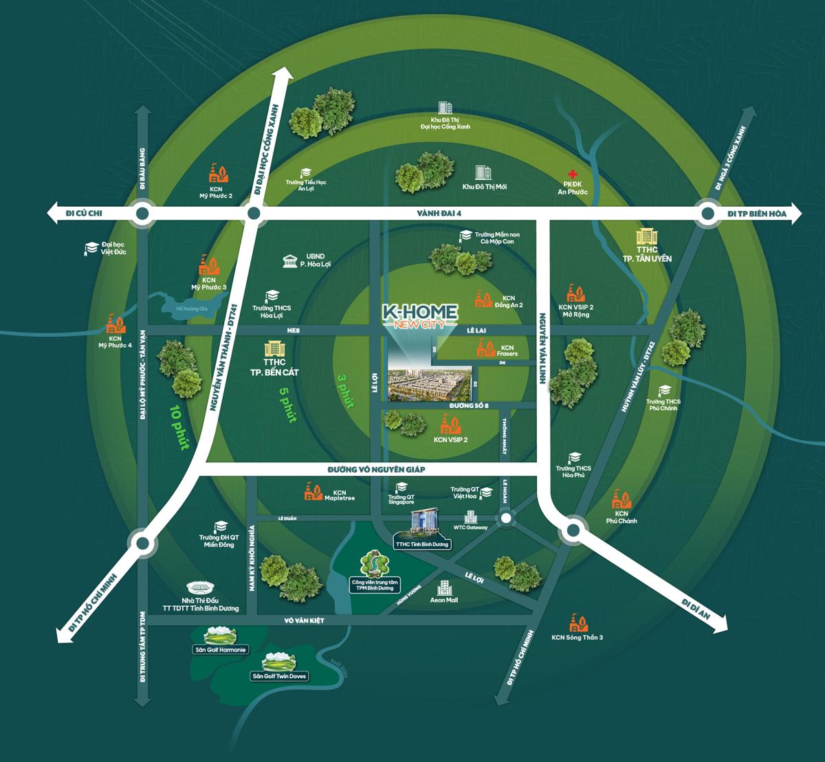 K.HOME NEW CITY BÌNH DƯƠNG THÔNG TIN CHI TIẾT DỰ ÁN